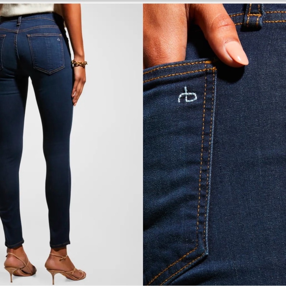 Rag & bone cate mid rise ankle skinny jeans size 24 new condition wot
